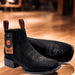 Short Black Cowboy Boots by Hooch Boots