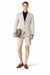 Shorts Set Pants Summer Suit For Men Beige