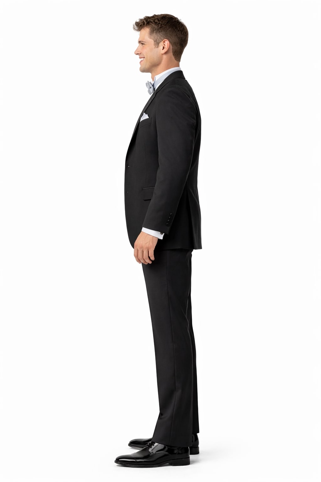 High Quality 2-Button Side Vented Super 120'S Tuxedo Suits + Shirt + Any - Image 3