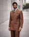 Statement Men's 2 Piece Modern Fit Double Breasted Suit - Sleek Finish