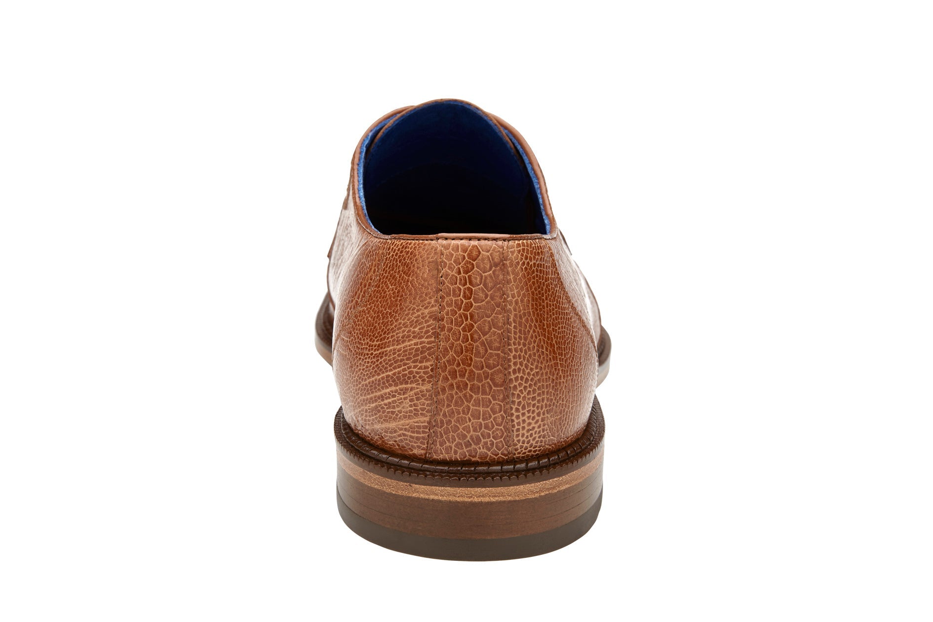 Belvedere Siena: Burned Amber Italian Leather Dress Shoe