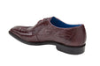Belvedere Siena: Dark Burgundy Genuine Crocodile Oxfords
