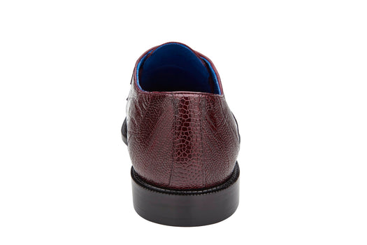 Belvedere Siena: Dark Burgundy Genuine Crocodile Oxfords