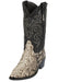 Natural Python Snakeskin J-Toe Cowboy Boots