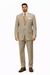 Simple Tan ~ Beige Men's Dress Ultra Smooth Stretch Fabric is Wrinkle and Stain-Resistant Rayon Available in 2 or Three ~ 3 Buttons Style Regular Classic Cut Cheap Priced Business Suits Clearance Sale