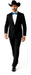 Single Button Peak lapel Tuxedo Black