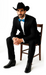 Single Button Peak lapel Tuxedo Black
