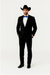 Single Button Peak lapel Tuxedo Black