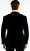 SKU#JA58428 Velvet Suit Matching Velvet Pants - Navy Suit
