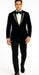 SKU#JA58428 Velvet Suit Matching Velvet Pants - Navy Suit