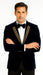 SKU#JA58428 Velvet Suit Matching Velvet Pants - Navy Suit