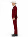 SKU#JA60892 Country Tuxedos For Weddings Mens Traje Vaquero Suit - Burgundy Tuxedo