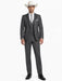 SKU#JA60894 Country Tuxedos For Weddings Mens Traje Vaquero Suit - Dark Grey Tuxedo Slim Fit