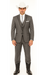 SKU#JA60894 Country Tuxedos For Weddings Mens Traje Vaquero Suit - Dark Grey Tuxedo Slim Fit