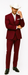SKU#JA60892 Country Tuxedos For Weddings Mens Traje Vaquero Suit - Burgundy Tuxedo