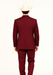 SKU#JA60892 Country Tuxedos For Weddings Mens Traje Vaquero Suit - Burgundy Tuxedo