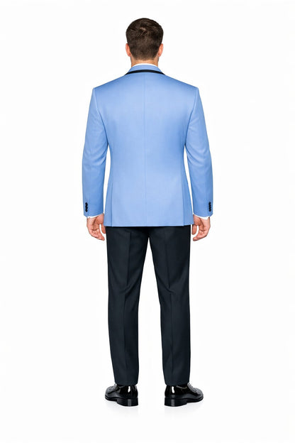 Sky Blue Tuxedo ~ Baby Blue Light Blue Tux Jacket And Vest And Pants