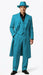 Men’s 1920s Beige Zoot Suit – Long Mafia Gangster Three-Piece Suit in Tan Khaki Color 40 inch Zuit Pachuco Suit