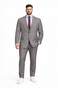 Slim Fit Tiglio Wool Suit – Modern Tailored Two-Piece Formal Suit