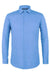 Slim Fit Light Blue Dress Shirt Spread Collar Chic