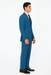 Slim Fit Suit - Fitted Suit Men'S Flat Front Pants Cobalt Blue ~ Indigo ~ Bright Blue ~ Teal Suit