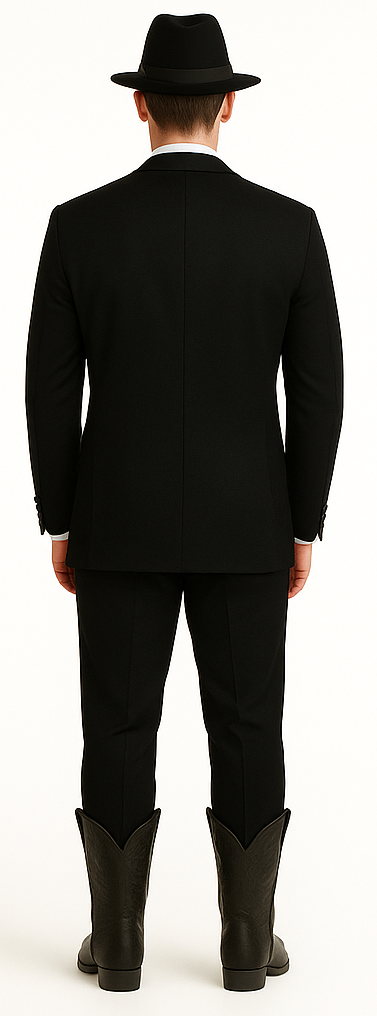 Slk3 Peak Collor One Button Super 120's Wool + Shirt + Bow Tie Suits