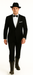 Slk3 Peak Collor One Button Super 120's Wool + Shirt + Bow Tie Suits
