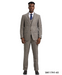 Stacy Adams Men's 3 Piece Hybrid Windowpane Suit - Notch Lapel