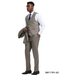 Stacy Adams Men's 3 Piece Hybrid Windowpane Suit - Notch Lapel