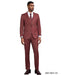 Stacy Adams Men's 3 Piece Hybrid Fit Suit - Pinstripe