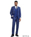 Stacy Adams Men's 3 Piece Plaid Hybrid Fit Suit - Accent Vest