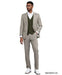 Stacy Adams Men's 3 Piece Glen Plaid Hybrid Fit Suit - Accented Vest