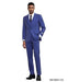 Stacy Adams Men's 3 Piece Hybrid Fit Suit - Subtle Windowpane