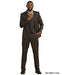 Stacy Adams Men's 3 Piece Hybrid Fit Suit - Glen Check Pattern