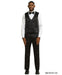 Stacy Adams Men's 3 Piece Hybrid Fit Suit - Floral Satin