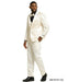 Stacy Adams Men's 3 Piece Hybrid Fit Suit - Floral Satin