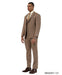 Stacy Adams Men's 3 Piece Hybrid Fit Suit - Plaid Pattern