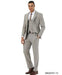 Stacy Adams Men's 3 Piece Hybrid Fit Suit - Textured Glen Check