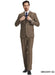 Stacy Adams Men's 3 Piece Hybrid Fit Suit - Herringbone
