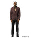 Stacy Adams Men's Hybrid Fit Sport Coat - Glen Plaid Pattern