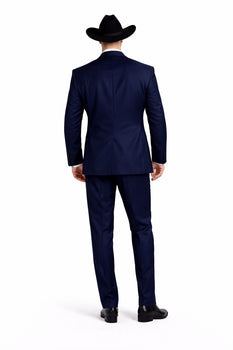 Smoking Traje - Esmoquin - Smoking Para Hombre - Navy Tuxedo