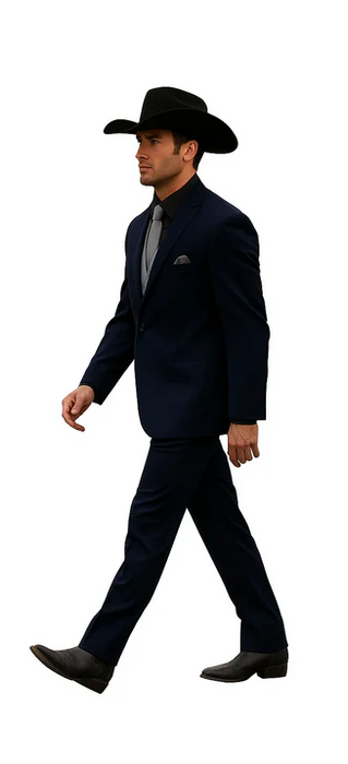Smoking Traje - Esmoquin - Smoking Para Hombre - Navy Tuxedo