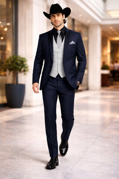 Smoking Traje - Esmoquin - Smoking Para Hombre - Royal Blue Tuxedo