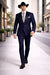 Smoking Traje - Esmoquin - Smoking Para Hombre - Navy Tuxedo