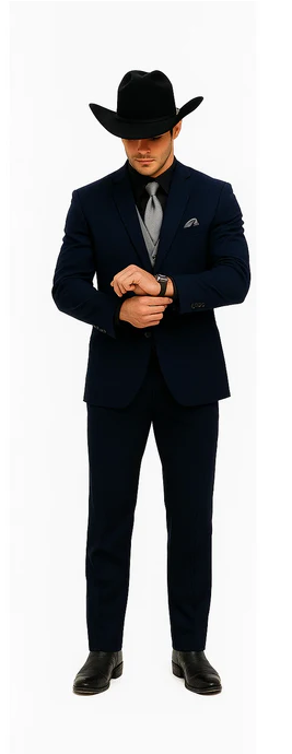 Smoking Traje - Esmoquin - Smoking Para Hombre - Navy Tuxedo