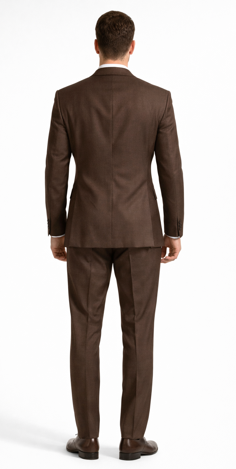 Smoking Traje - Esmoquin - Smoking Para Hombre - One Button  Trajes De Novio - Chocolate Tuxedo
