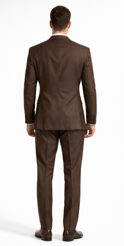 Smoking Traje - Esmoquin - Smoking Para Hombre - One Button  Trajes De Novio - Chocolate Tuxedo