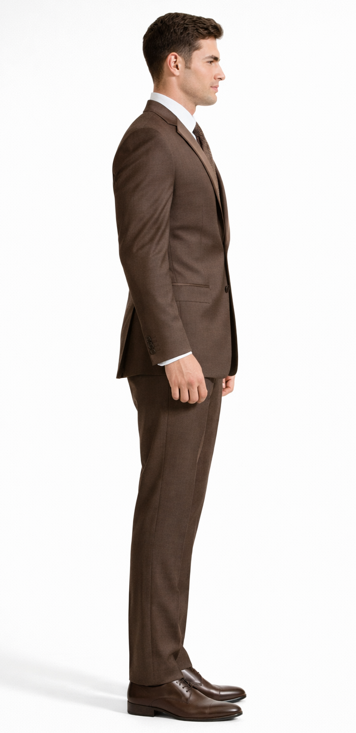 Smoking Traje - Esmoquin - Smoking Para Hombre - One Button  Trajes De Novio - Chocolate Tuxedo