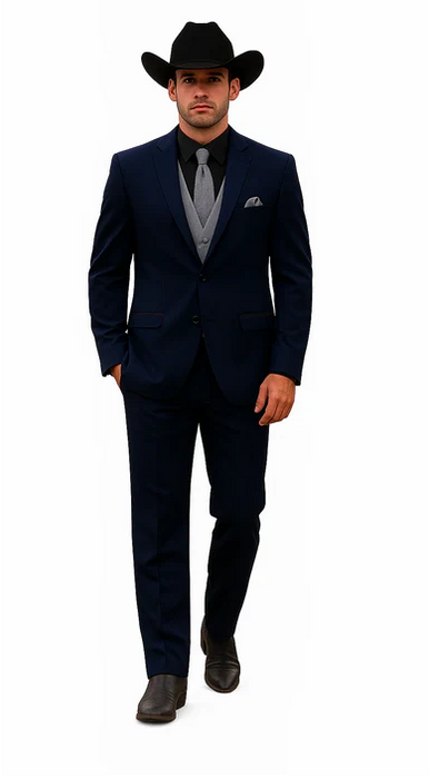 Smoking Traje - Esmoquin - Smoking Para Hombre - Royal Blue Tuxedo