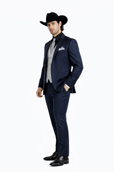 Smoking Traje - Esmoquin - Smoking Para Hombre - Royal Blue Tuxedo